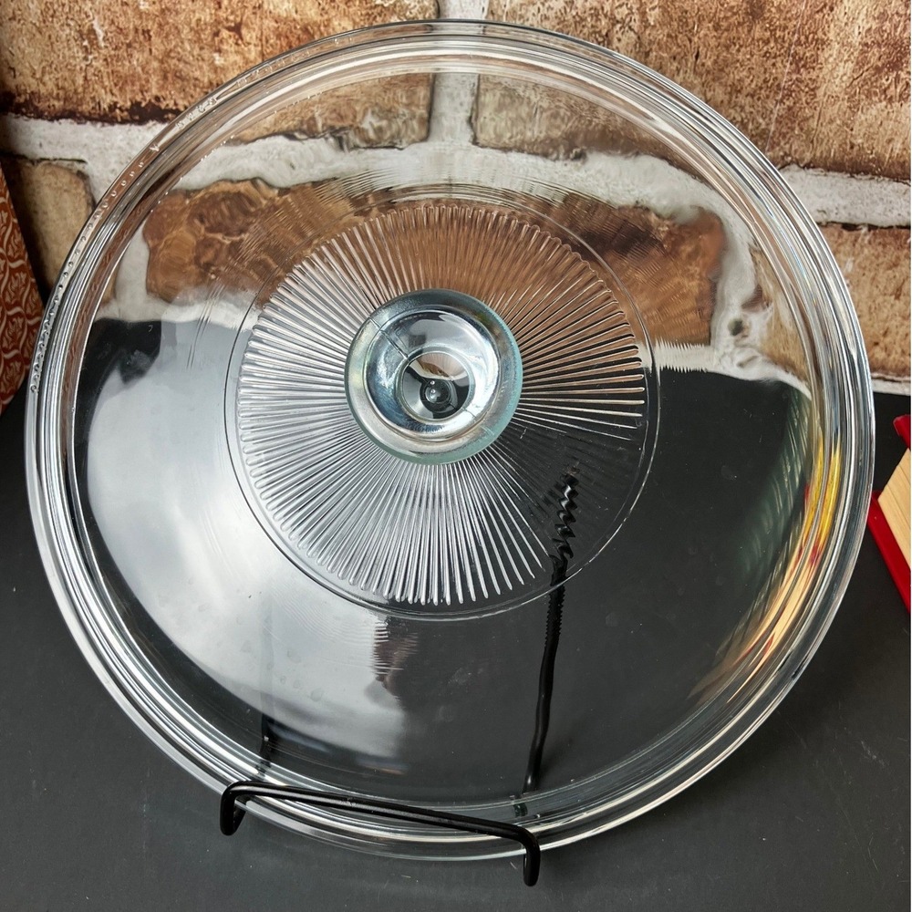 Pyrex Casserole Lid 623C 1.5 Qt Vintage Drip-Drop Condensation‎ Dimple Cover